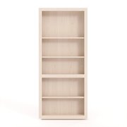 Invisidoor Maple Flush Mount 36 in. x 80 in. Unfinished Assembled Bookcase Door ID.BC36.MA